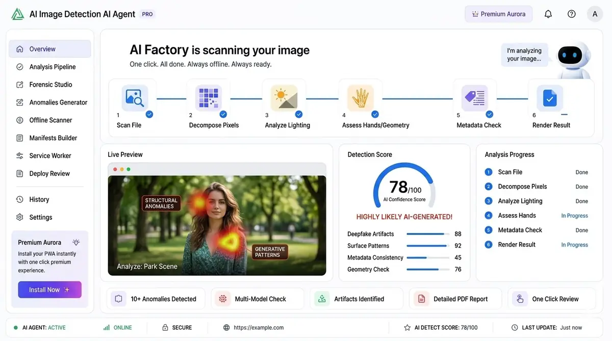 AI study geography agent — example of the AI tool dashboard software